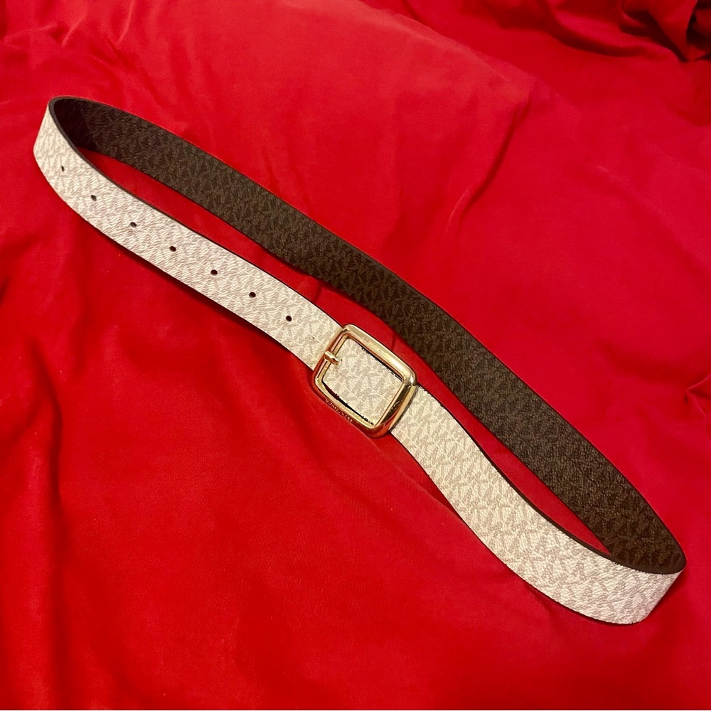 Unisex Michael Kors Reversible Leather Belt (36’-M)